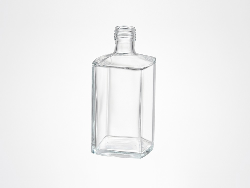 【化粧品容器】小ロット在庫対応の標準ナチュラル仕様ボトル  OSG-500角A ナチュラル〈ディフューザー瓶〉