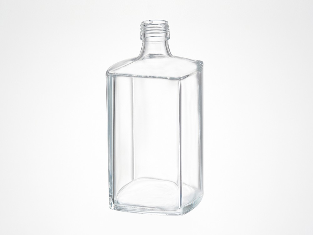 【化粧品容器】小ロット在庫対応の標準ナチュラル仕様ボトル  OSG-200角A ナチュラル〈ディフューザー瓶〉