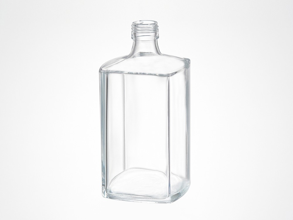 【化粧品容器】小ロット在庫対応の標準ナチュラル仕様ボトル  OSG-750角A ナチュラル〈ディフューザー瓶〉