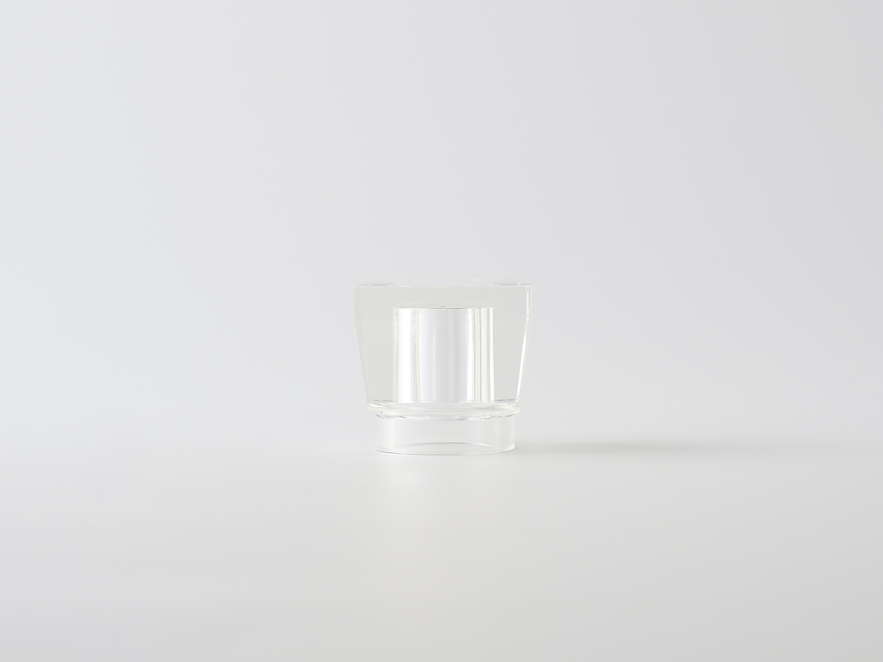 【化粧品容器】小ロット在庫対応の標準ナチュラル仕様キャップ Coda OV cap ナチュラル〈オーバーキャップ〉