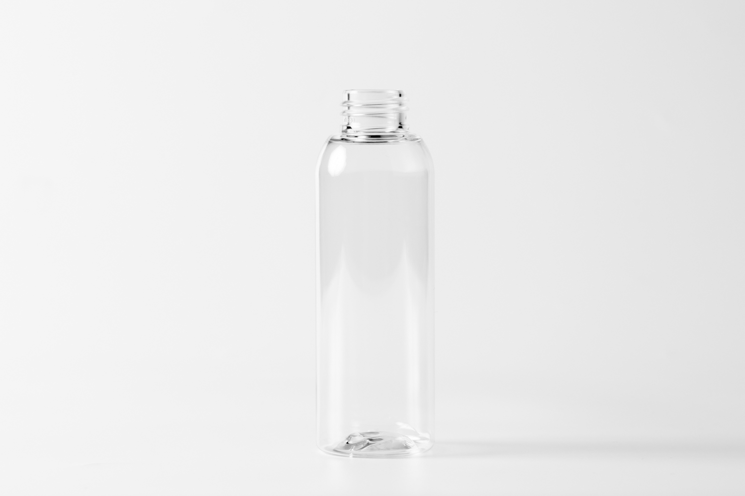 【化粧品容器】小ロット在庫対応の標準ナチュラル仕様ボトル SB08-120C〈プラスチック〉