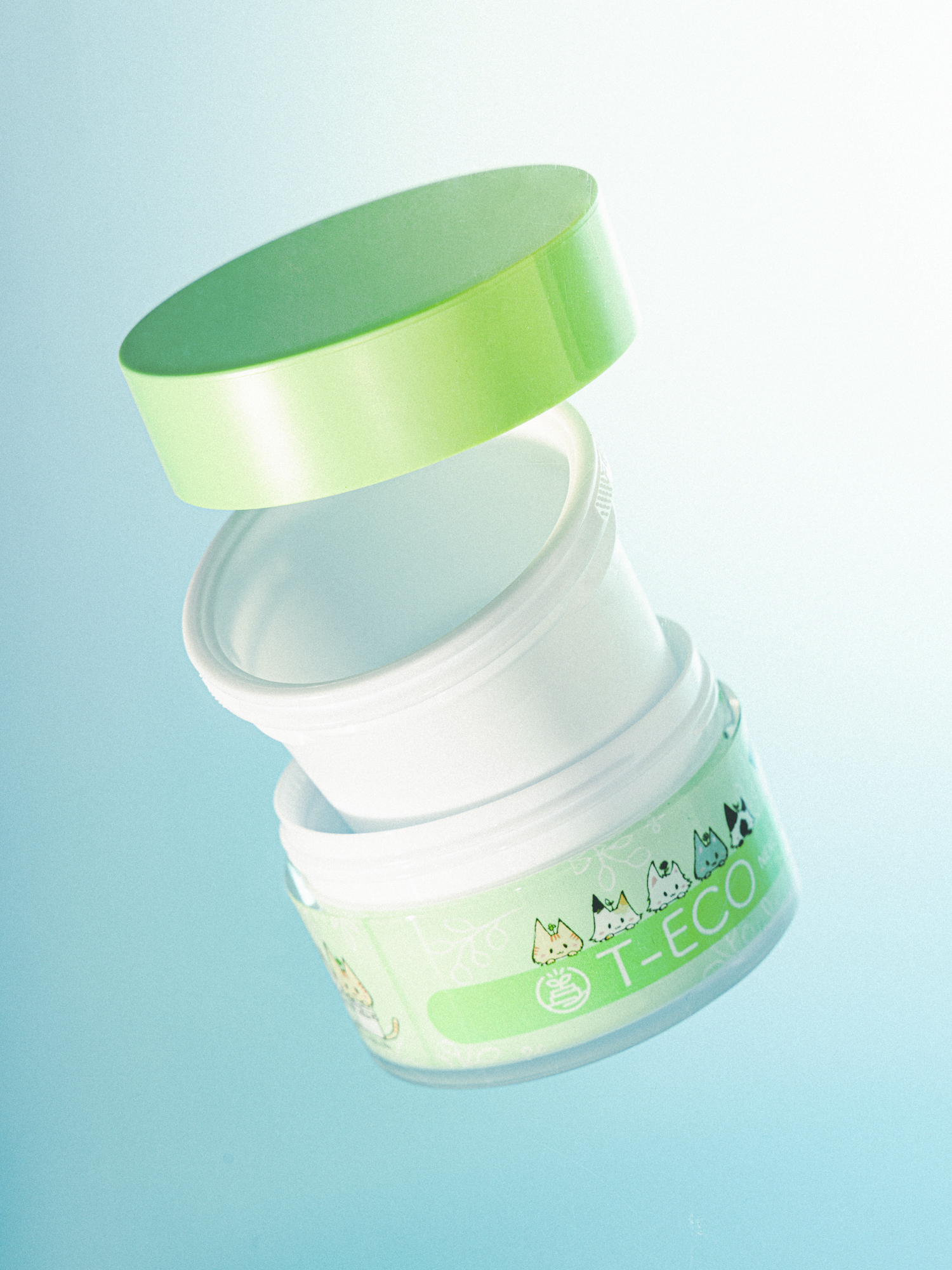 【化粧品容器】エコリフィル容器 T-eco てこ〈てこねこ〉